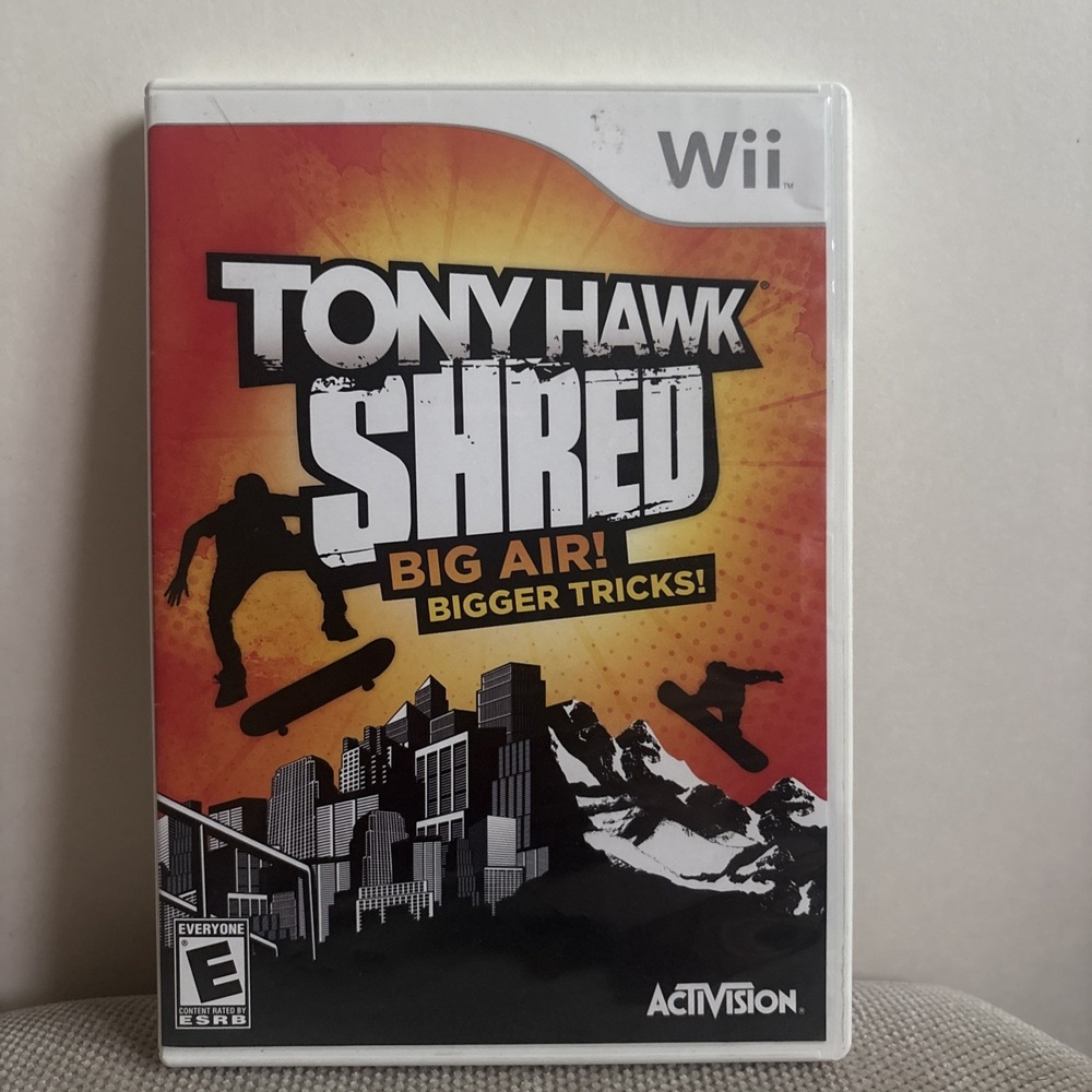 Tony Hawk Shred Big Air Bigger Tricks Nintendo Wii Activision 2010 NTSC-U/C